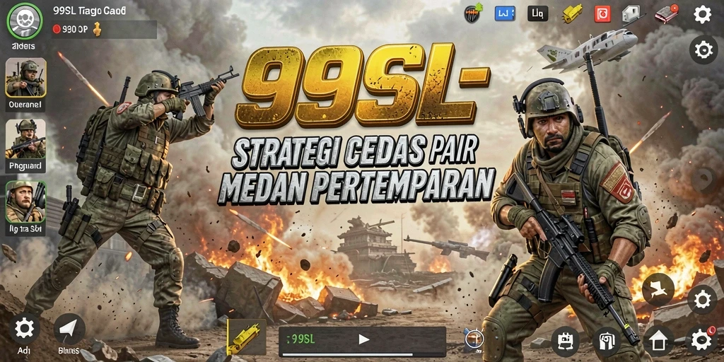 Gameplay intens dalam pertempuran strategis 99SL.