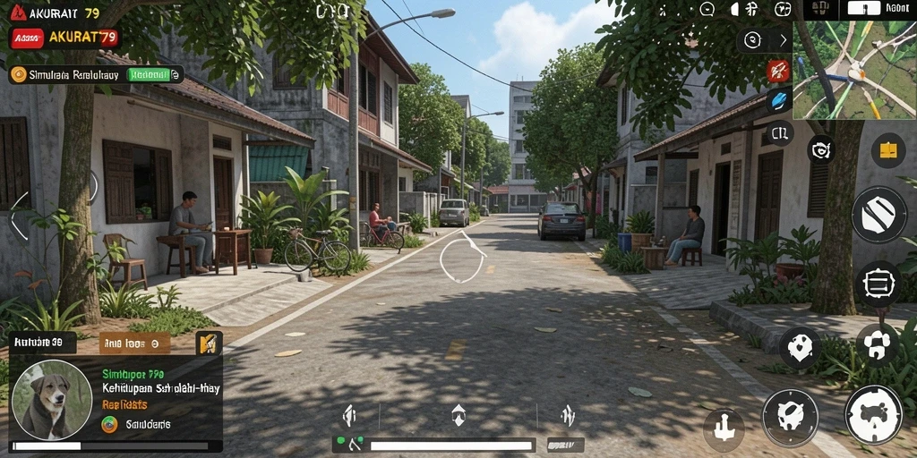 Tampilan menarik dari gameplay AKURAT79 yang menggambarkan aktivitas sehari-hari.