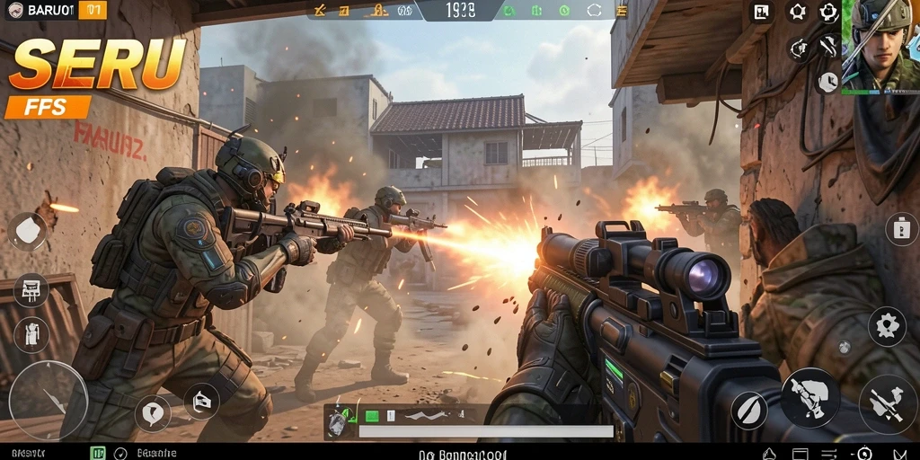 Tampilan aksi mendebarkan di gameplay BARU01 yang penuh tantangan.