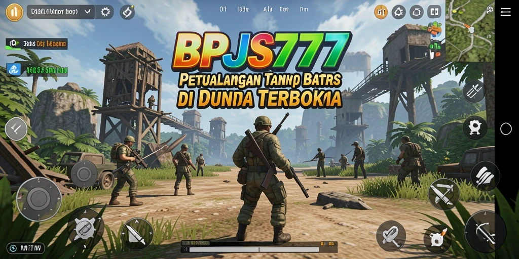 Screenshot gameplay menampilkan petualangan bebas di dunia terbuka.