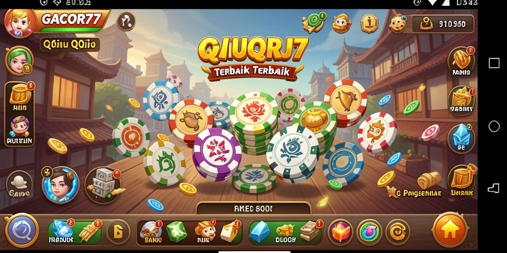 Screenshot gameplay QiuQiu yang menarik dari GACOR77.
