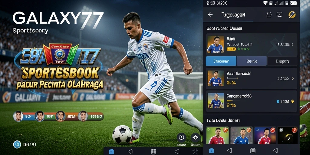 Tampilan gameplay menarik dari aplikasi sportsbook GALAXY77.