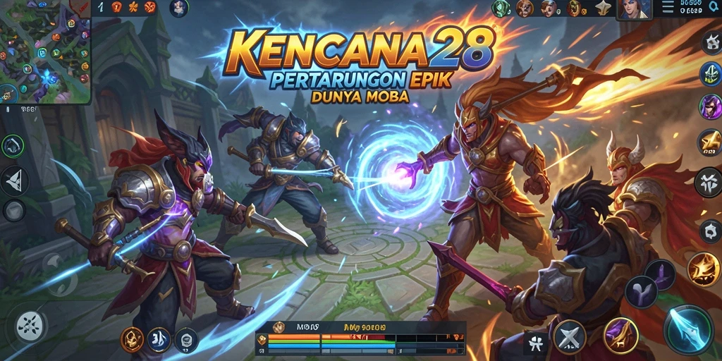 Tampilan epik dari gameplay KENCANA28 yang mendebarkan.