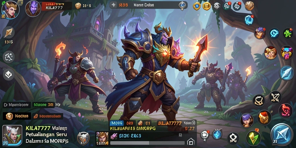 Screenshot gameplay KILAT777 menampilkan petualangan MMORPG yang seru dan grafis memukau.