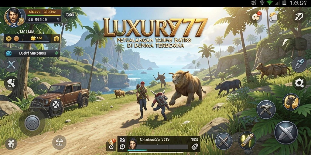 Tangkapan layar LUXURY777 menampilkan petualangan di dunia terbuka yang menakjubkan.