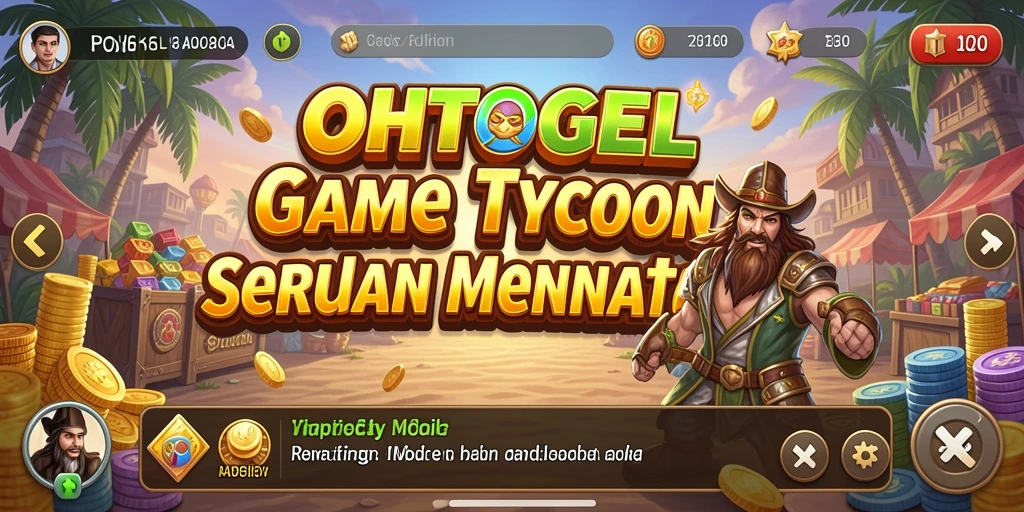 Gambaran interaksi seru dalam gameplay Tycoon OHTOGEL.