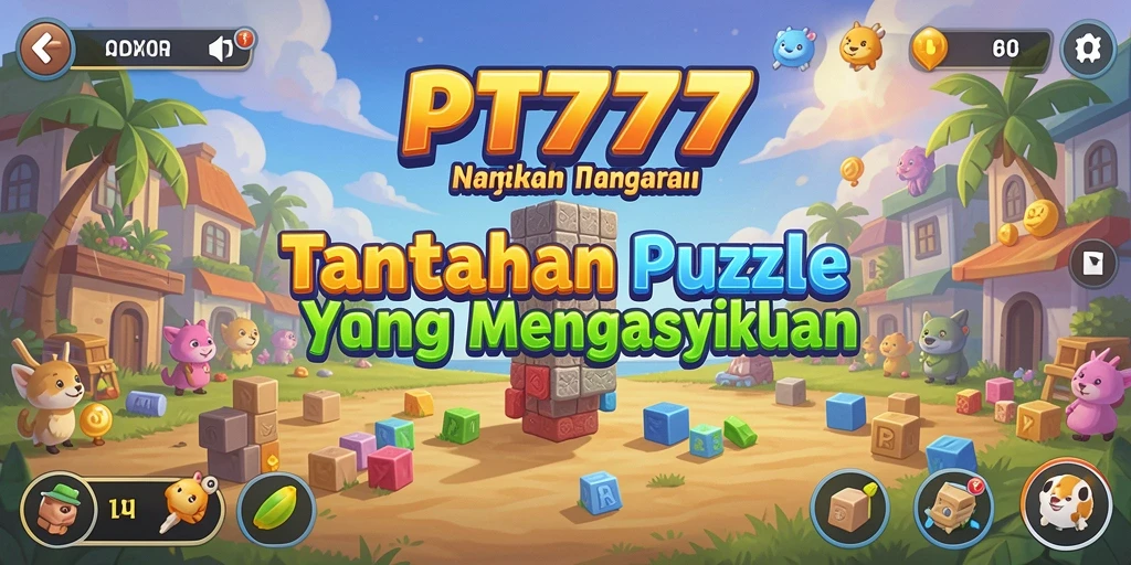 Tampilan gameplay PT777 yang menantang dengan berbagai teka-teki