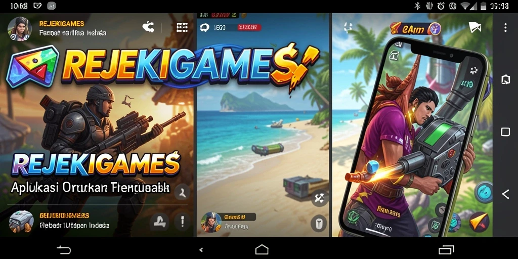 Tampilan antarmuka yang intuitif dan user-friendly di REJEKIGAMES.