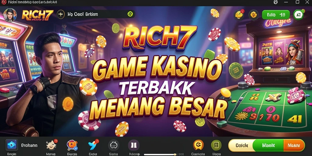 Gameplay seru dan menarik dalam RICH7 dengan berbagai pilihan Kasino.
