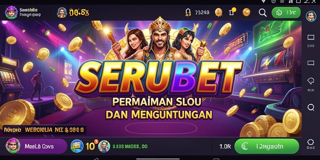 Tampilan gameplay SERUBET yang menarik dan mengasyikkan.