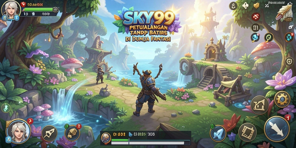 Gameplay mendebarkan di dunia fantasi yang memikat.