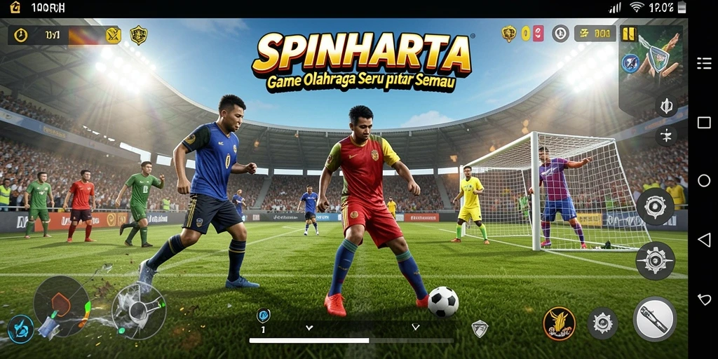 Tampilan gameplay menarik dari SPINHARTA dengan grafis yang memukau.
