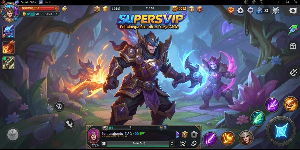 Gameplay menarik dengan grafis fantastis dalam SUPERSVIP.