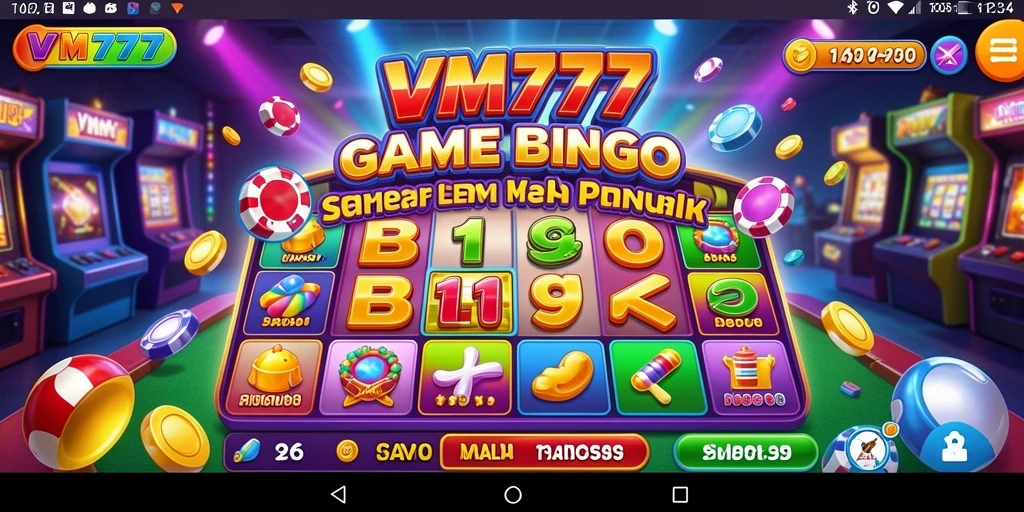 Gambar tampilan gameplay Bingo yang seru di VM777.