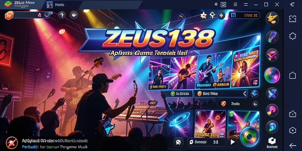 Tampilan gameplay ZEUS138 menampilkan berbagai fitur menarik untuk musik.